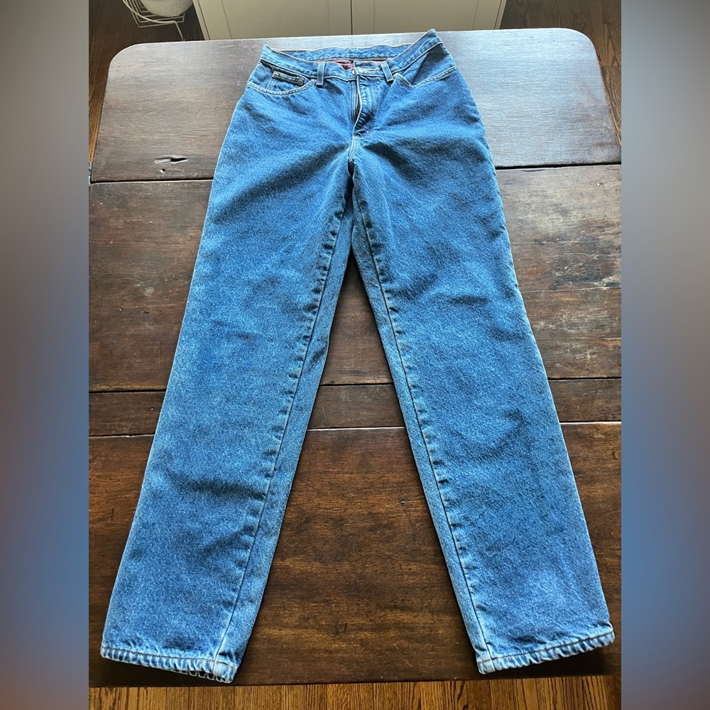 Vintage L.L. Bean Women's Straight Leg Flannel-Lined Jeans